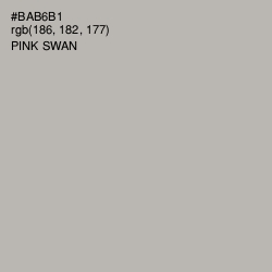 #BAB6B1 - Pink Swan Color Image